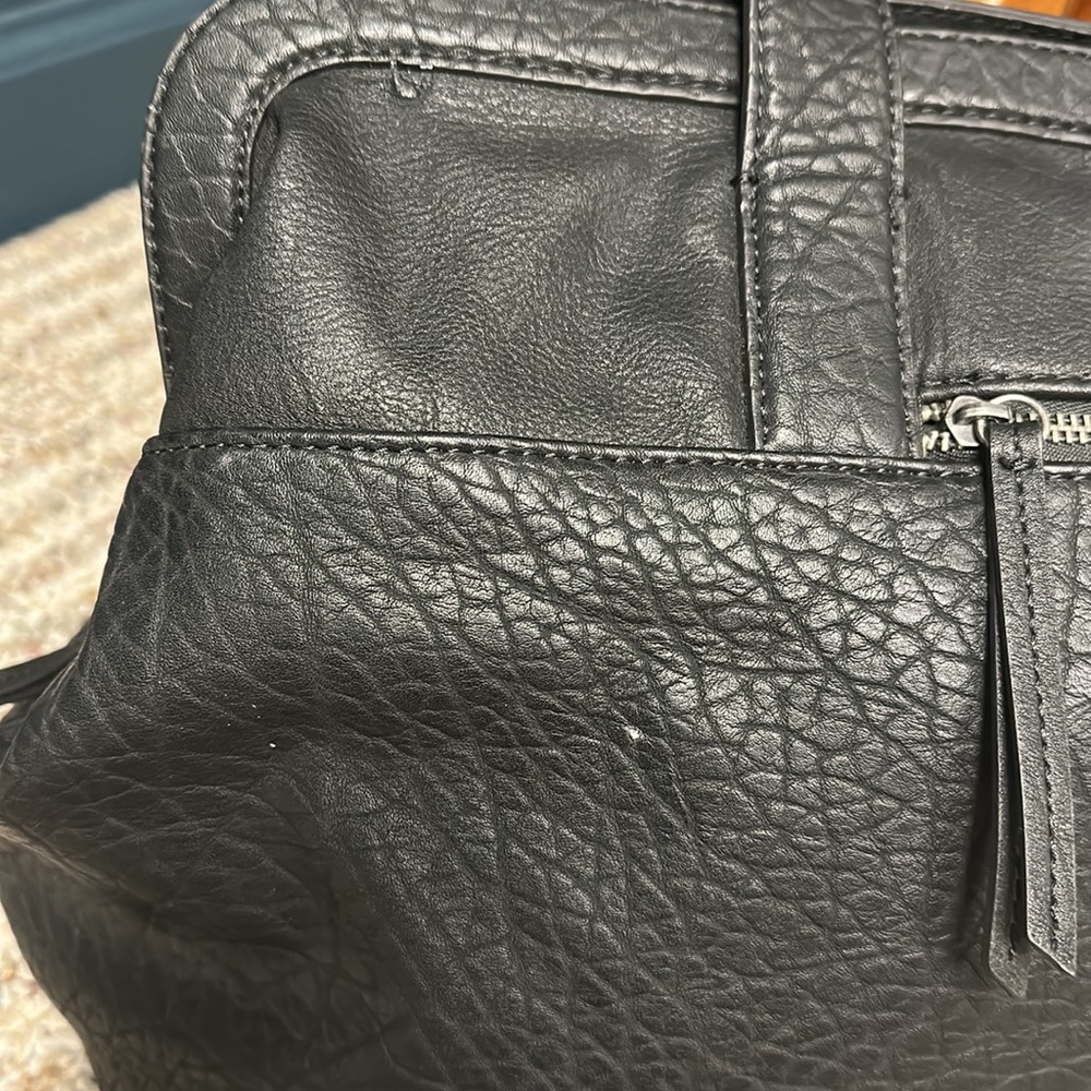 Abercrombie & Fitch Faux Leather Over Night Bag View 4